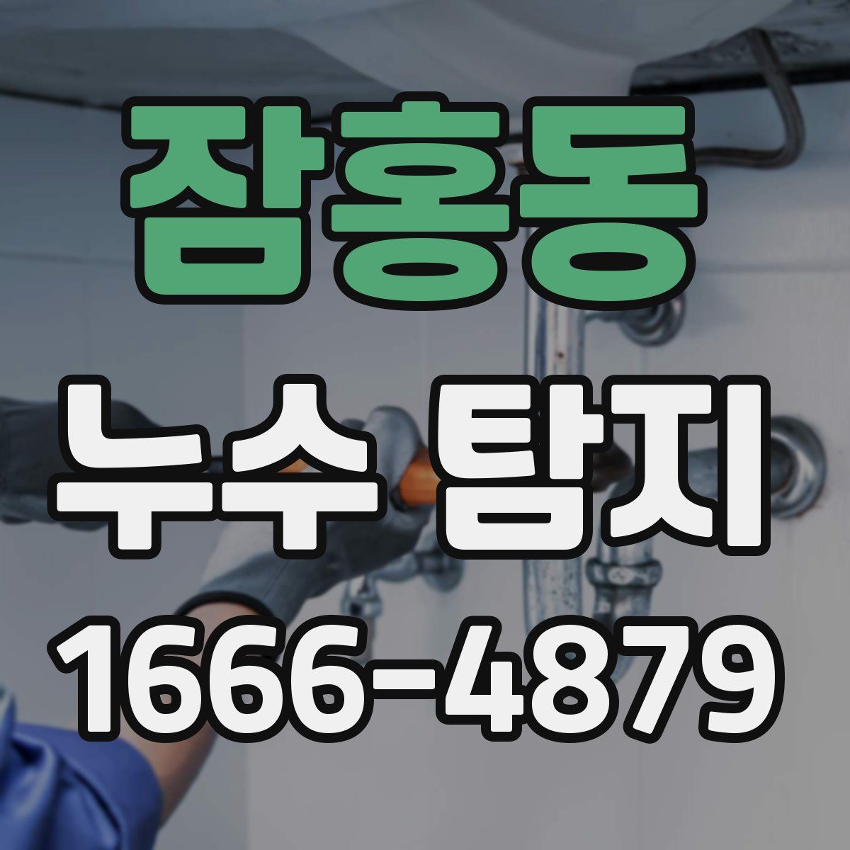 잠홍동 누수 탐지