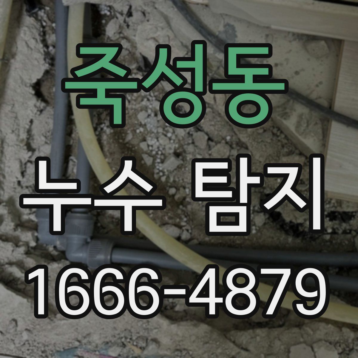 죽성동 누수 탐지