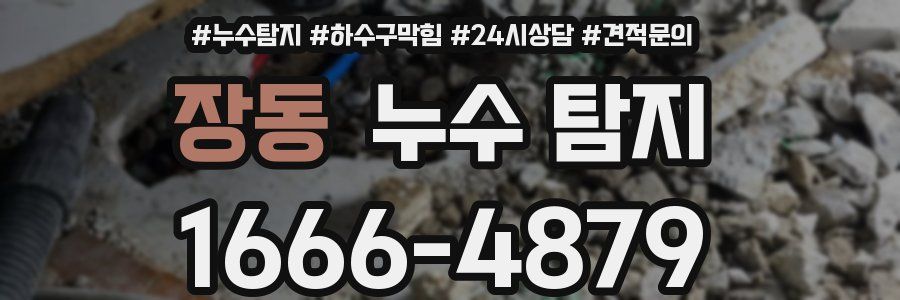 장동 누수 탐지