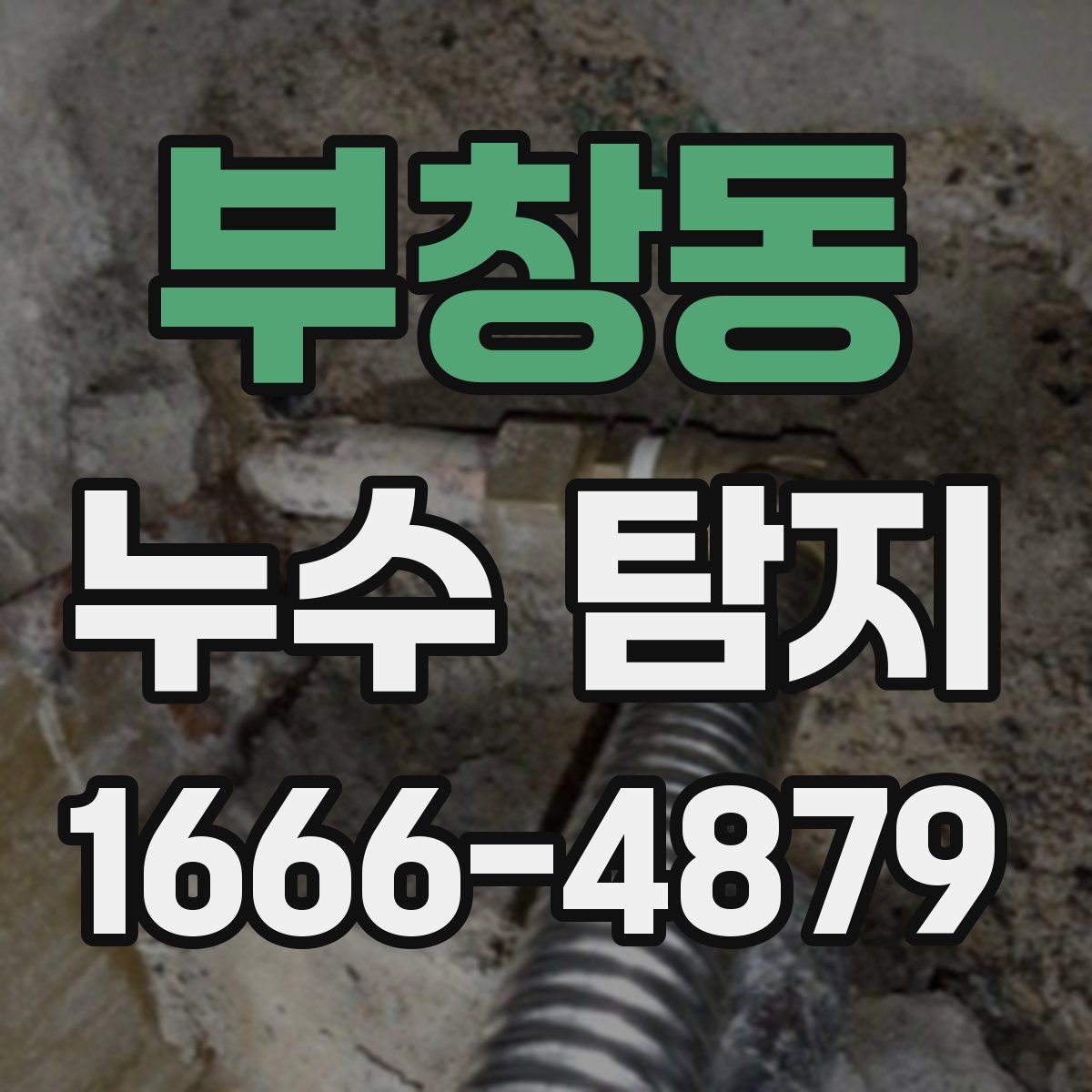 부창동 누수 탐지