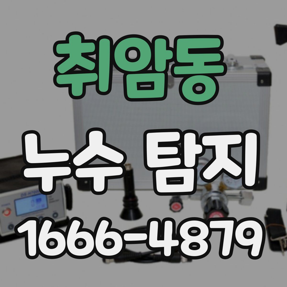 취암동 누수 탐지