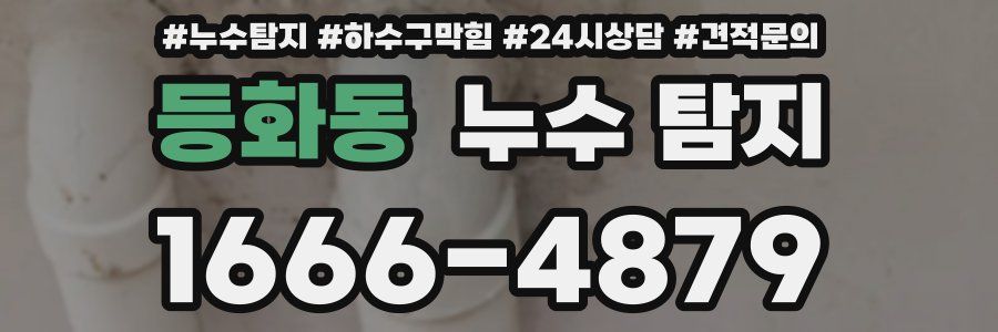 등화동 누수 탐지