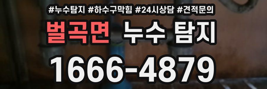 벌곡면 누수 탐지