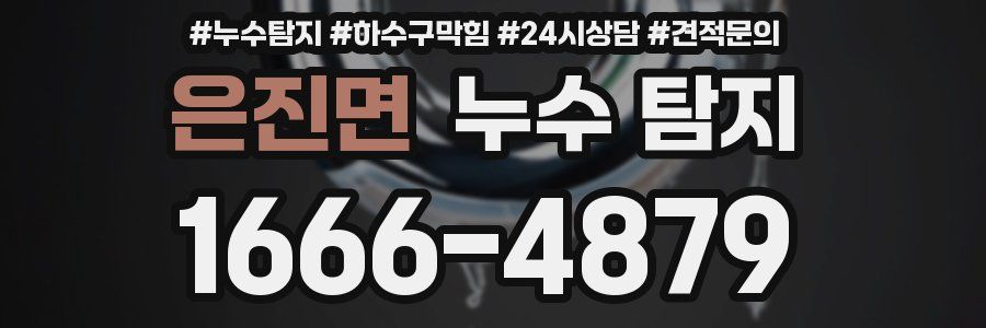 은진면 누수 탐지