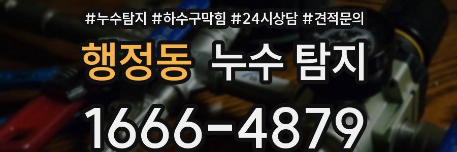 행정동 누수 탐지