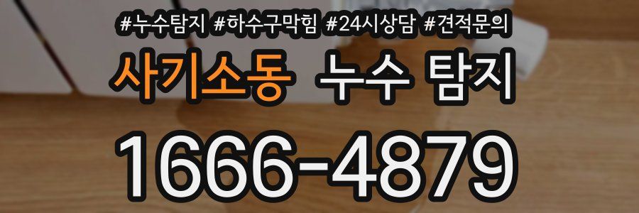 사기소동 누수 탐지