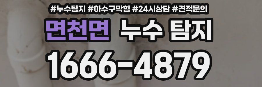 면천면 누수 탐지