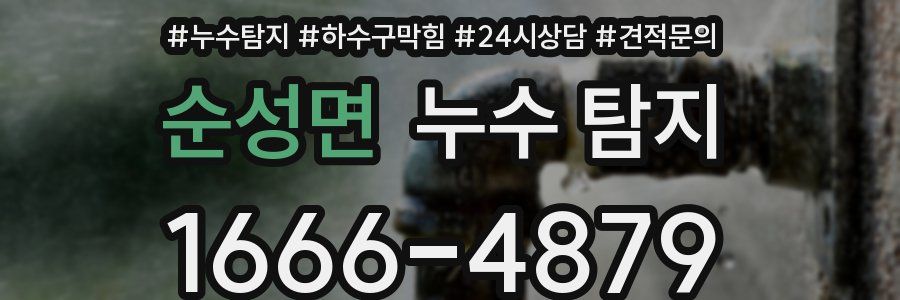 순성면 누수 탐지