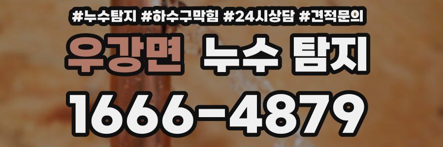 우강면 누수 탐지