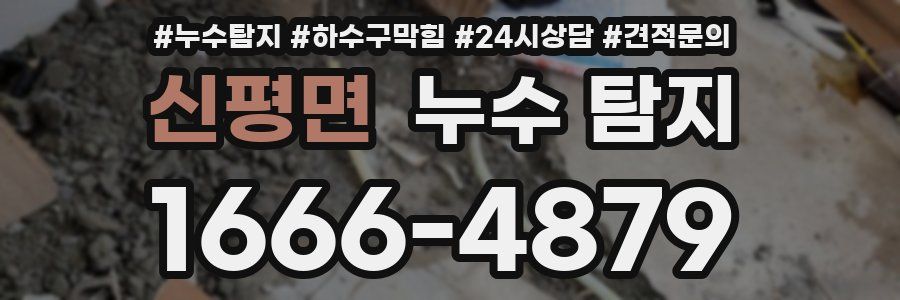 신평면 누수 탐지