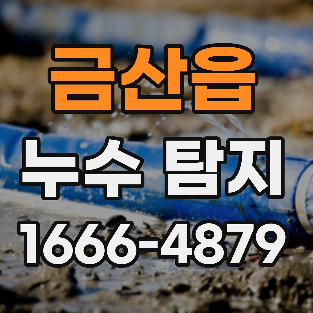 금산읍 누수 탐지