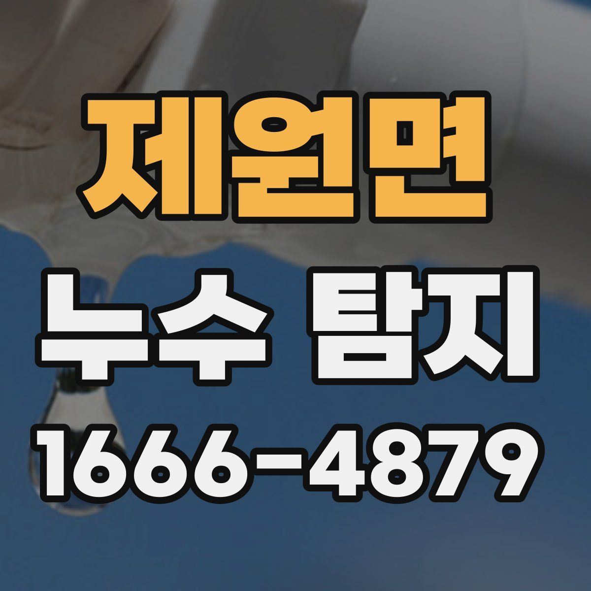 제원면 누수 탐지