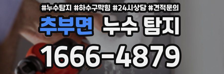추부면 누수 탐지