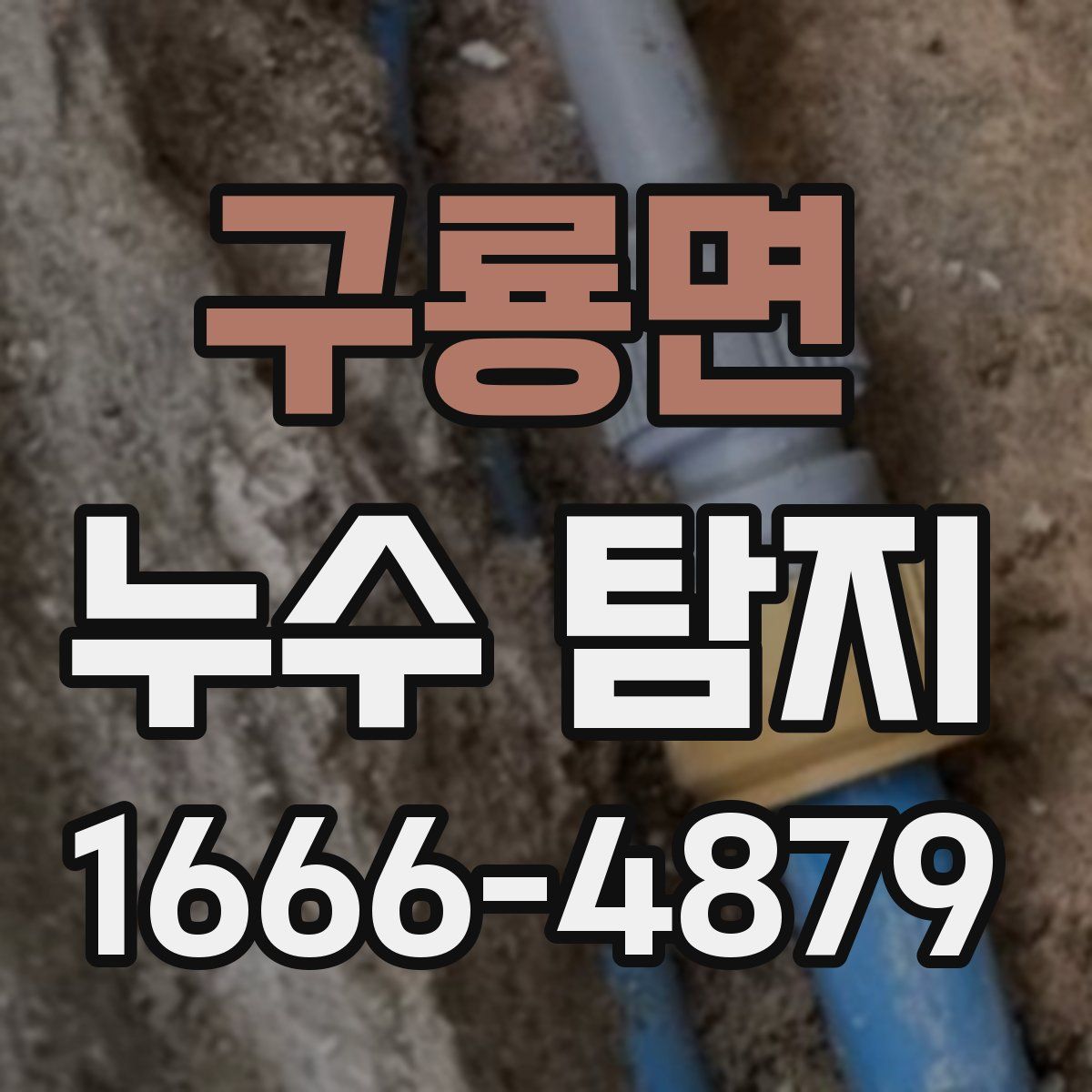 구룡면 누수 탐지
