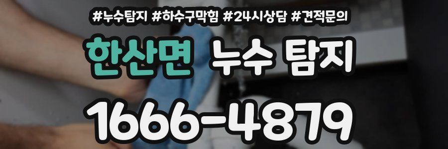 한산면 누수 탐지