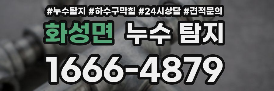 화성면 누수 탐지