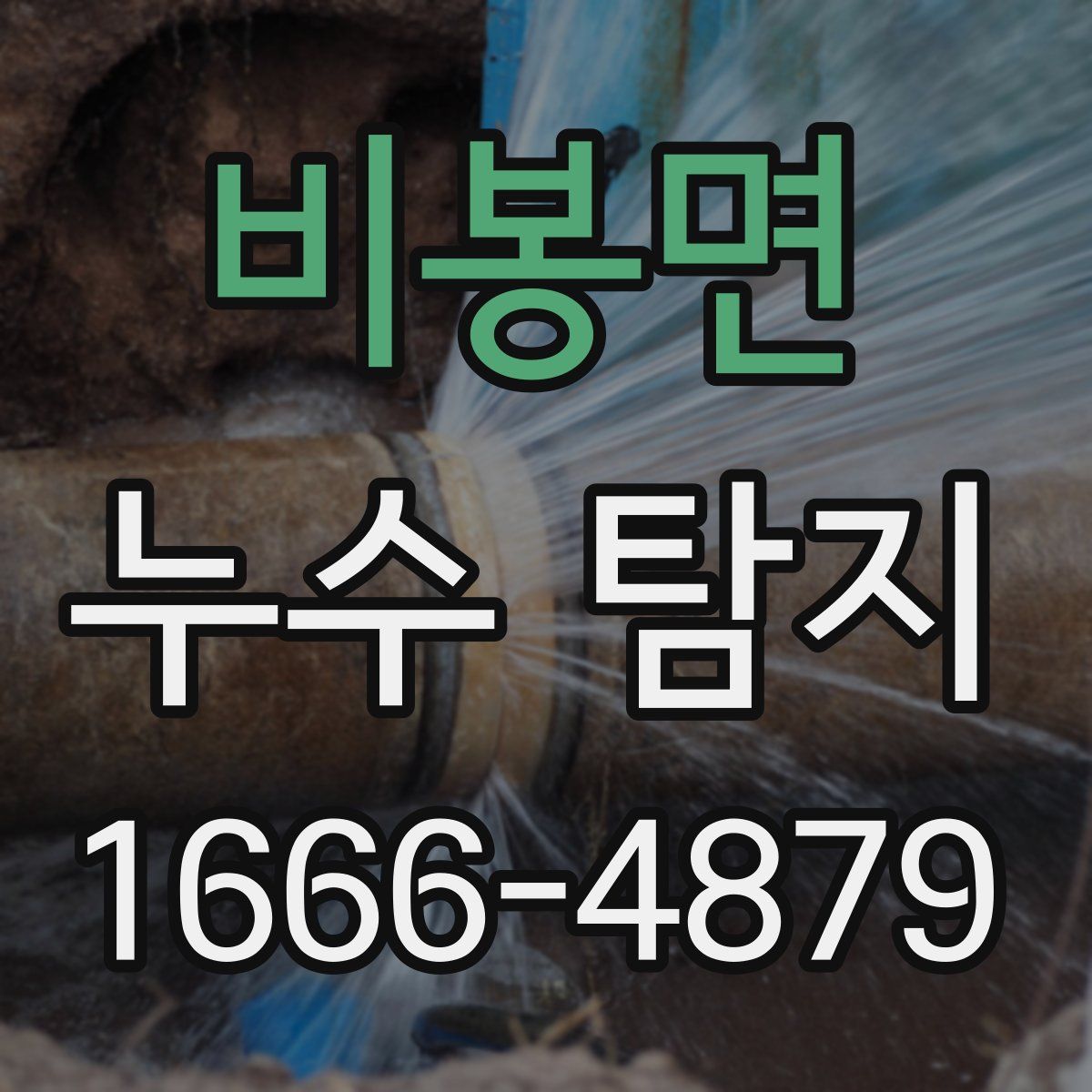 비봉면 누수 탐지