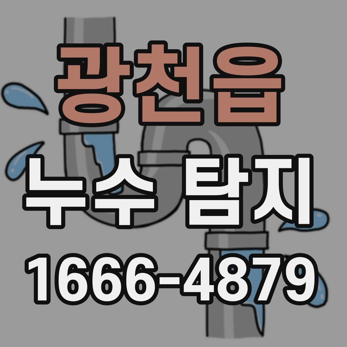 광천읍 누수 탐지