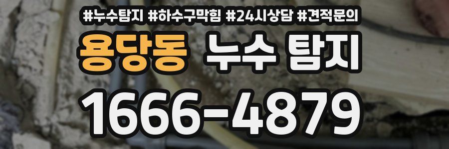 용당동 누수 탐지
