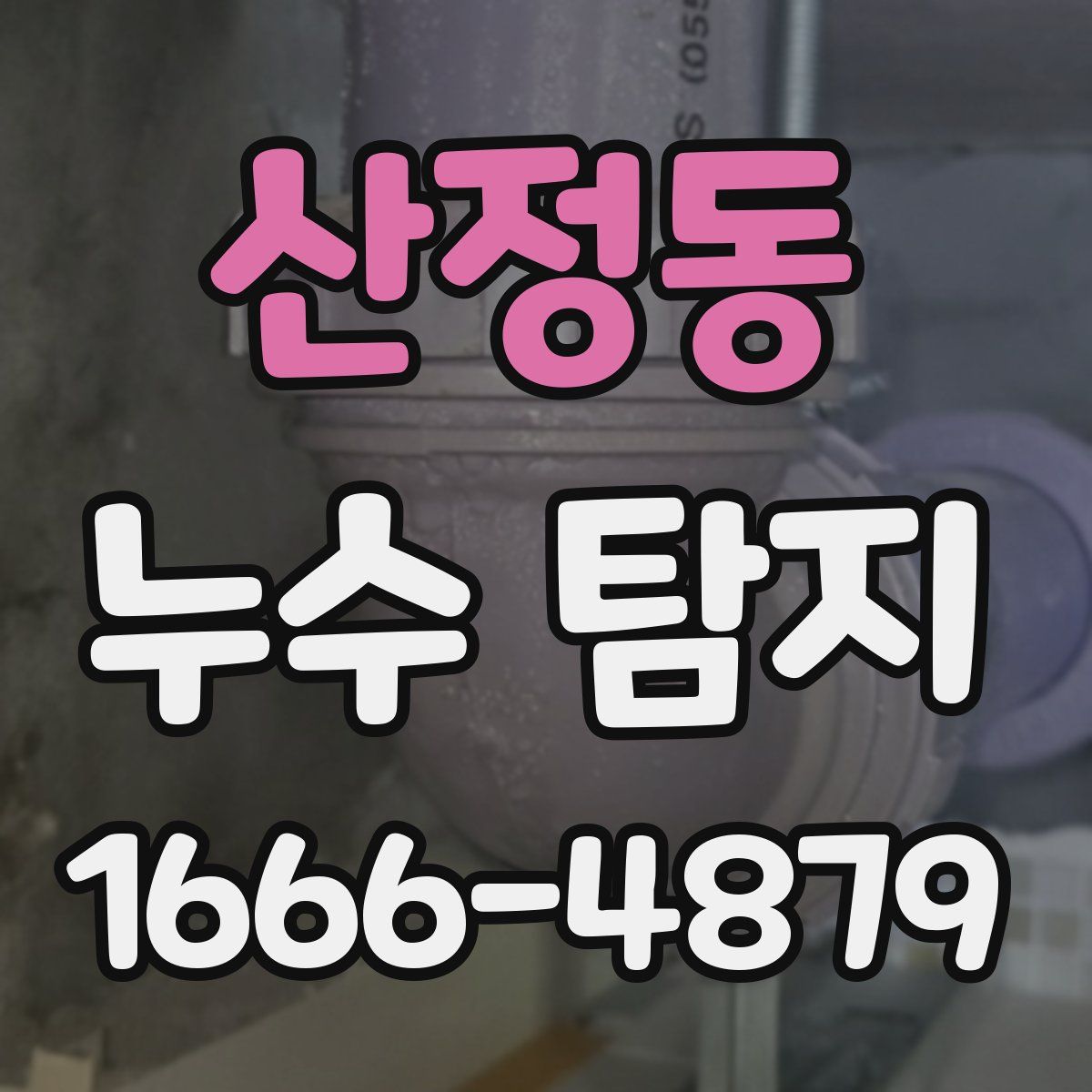 산정동 누수 탐지