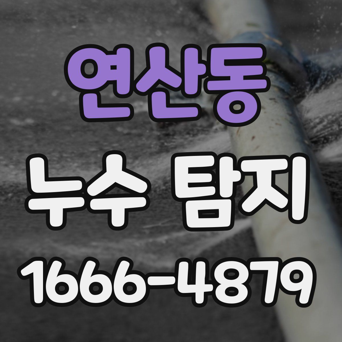 연산동 누수 탐지