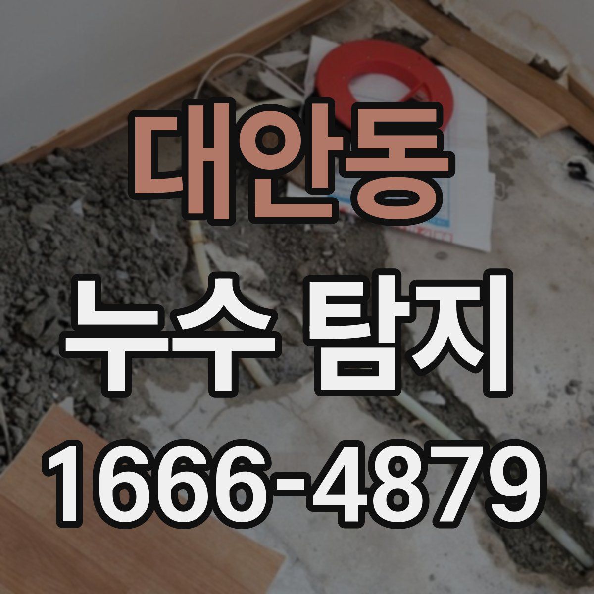 대안동 누수 탐지