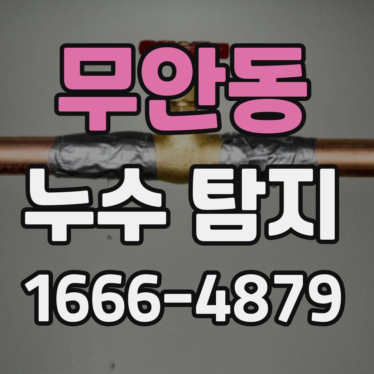 무안동 누수 탐지
