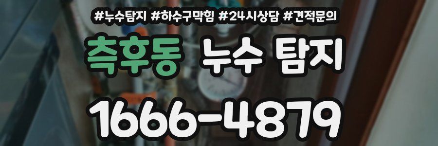측후동 누수 탐지