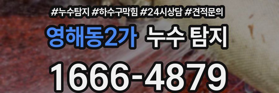 영해동2가 누수 탐지