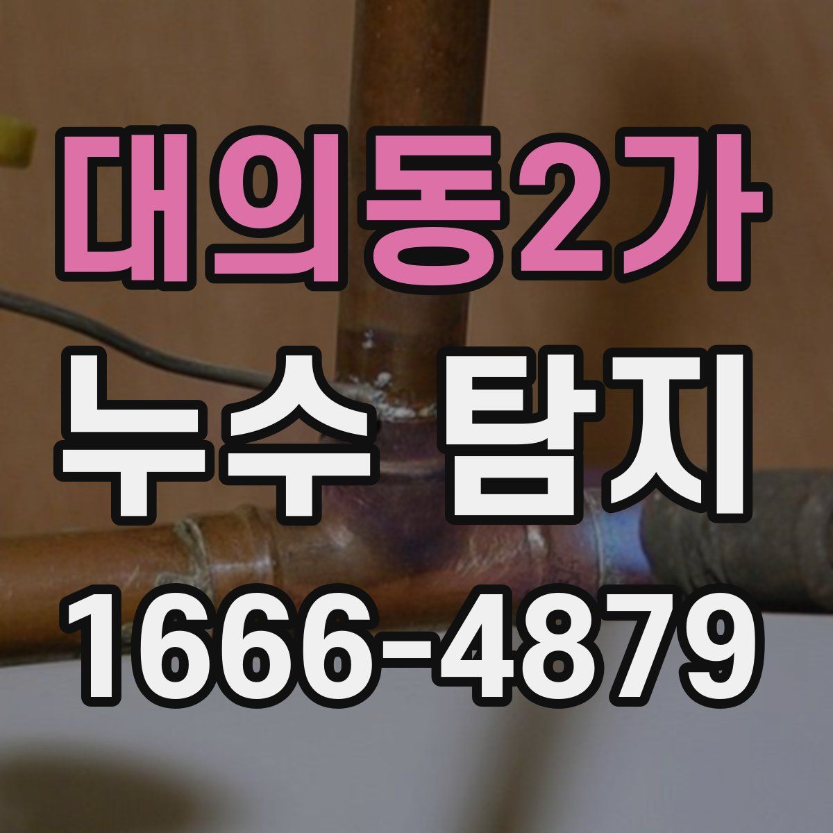 대의동2가 누수 탐지
