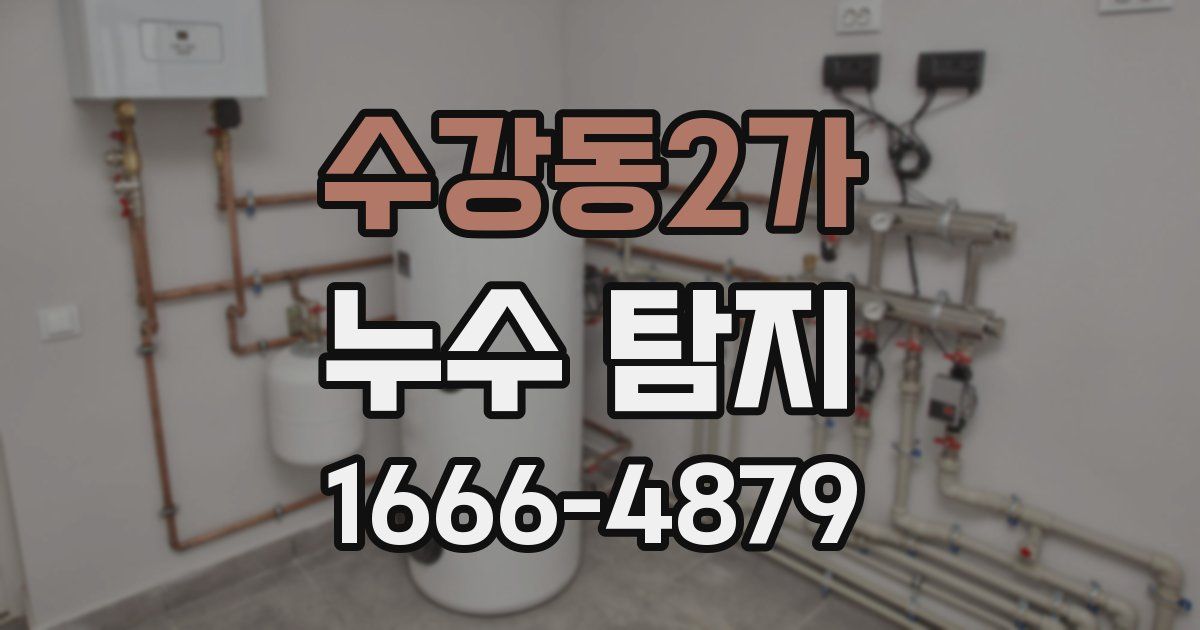 수강동2가 누수 탐지