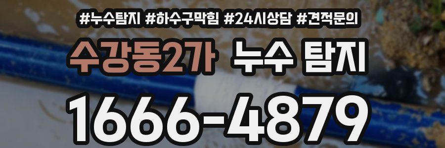 수강동2가 누수 탐지