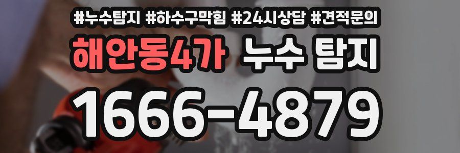 해안동4가 누수 탐지