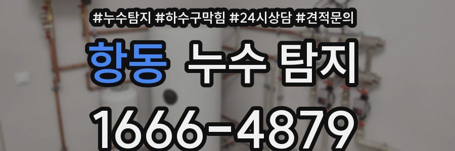 항동 누수 탐지