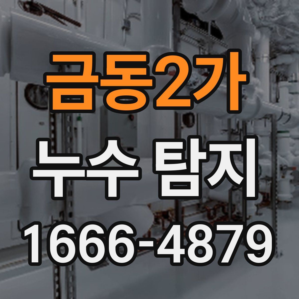 금동2가 누수 탐지
