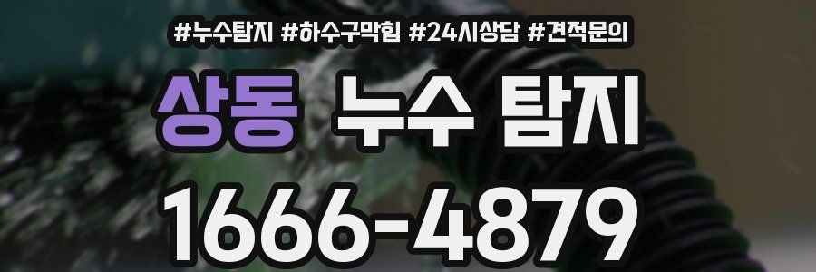 상동 누수 탐지