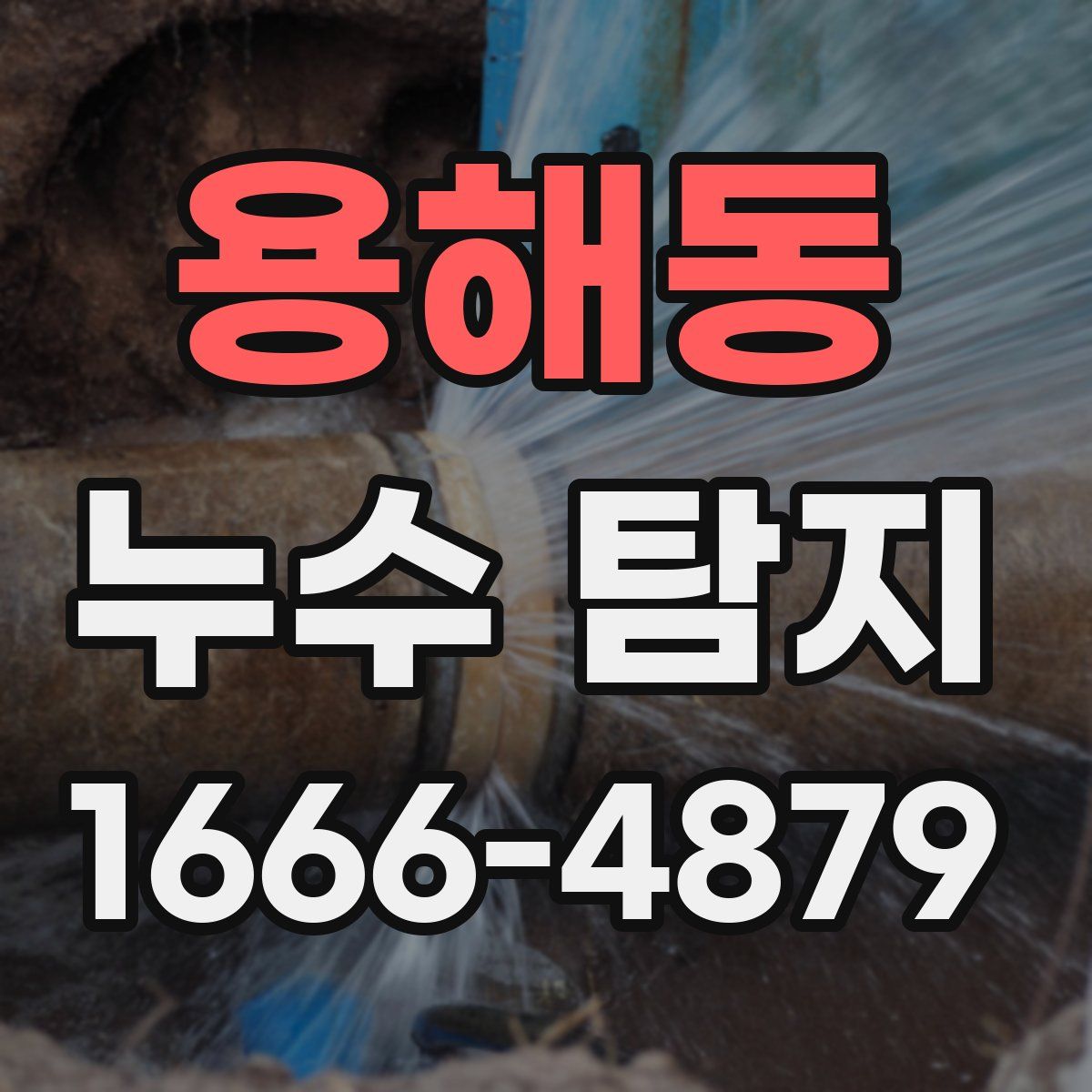 용해동 누수 탐지