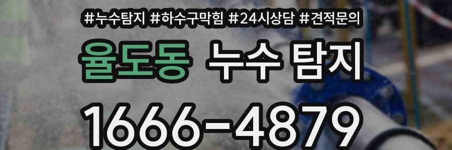 율도동 누수 탐지