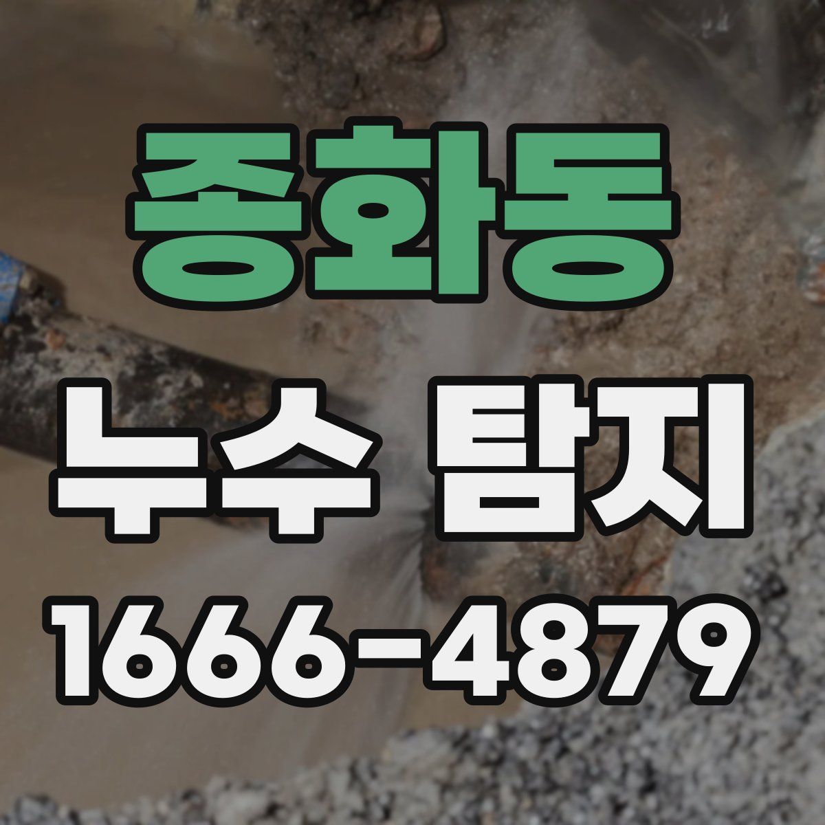 종화동 누수 탐지