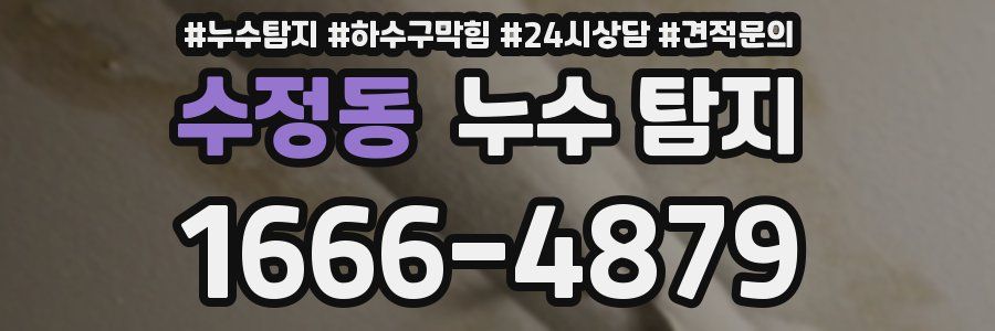수정동 누수 탐지