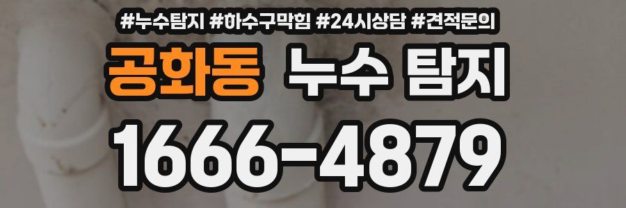 공화동 누수 탐지