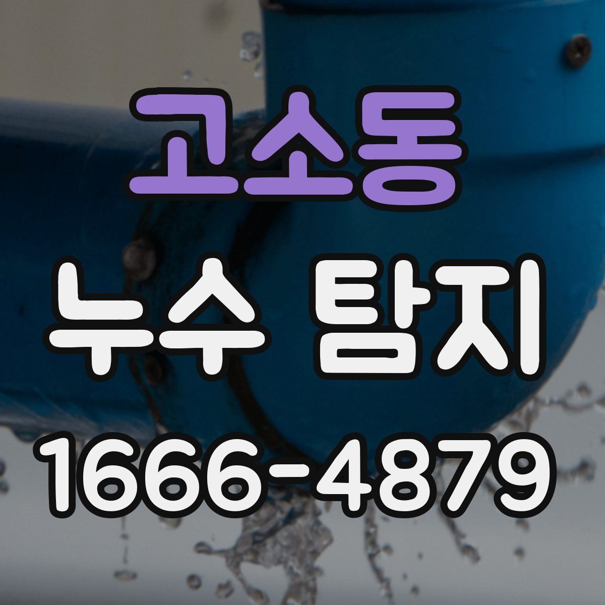 고소동 누수 탐지