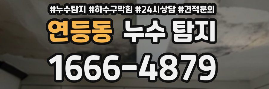 연등동 누수 탐지