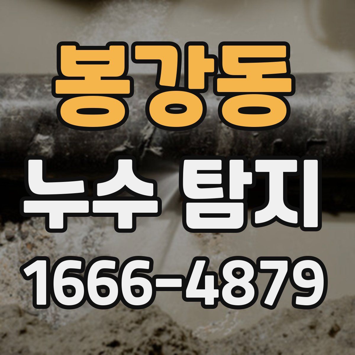 봉강동 누수 탐지
