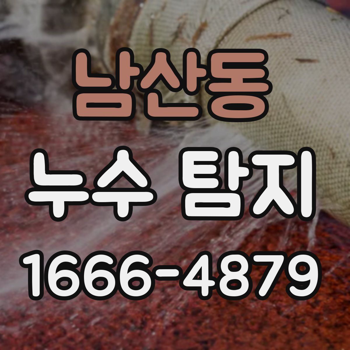 남산동 누수 탐지
