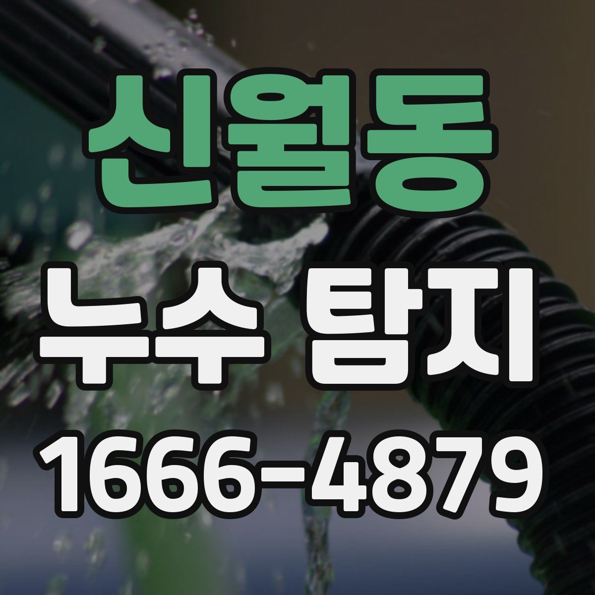 신월동 누수 탐지