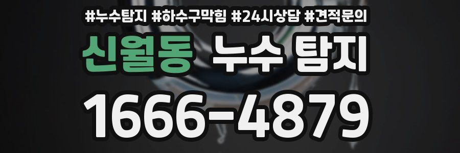 신월동 누수 탐지