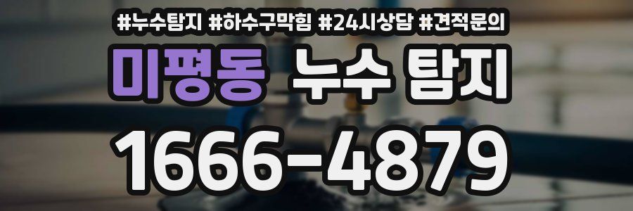 미평동 누수 탐지