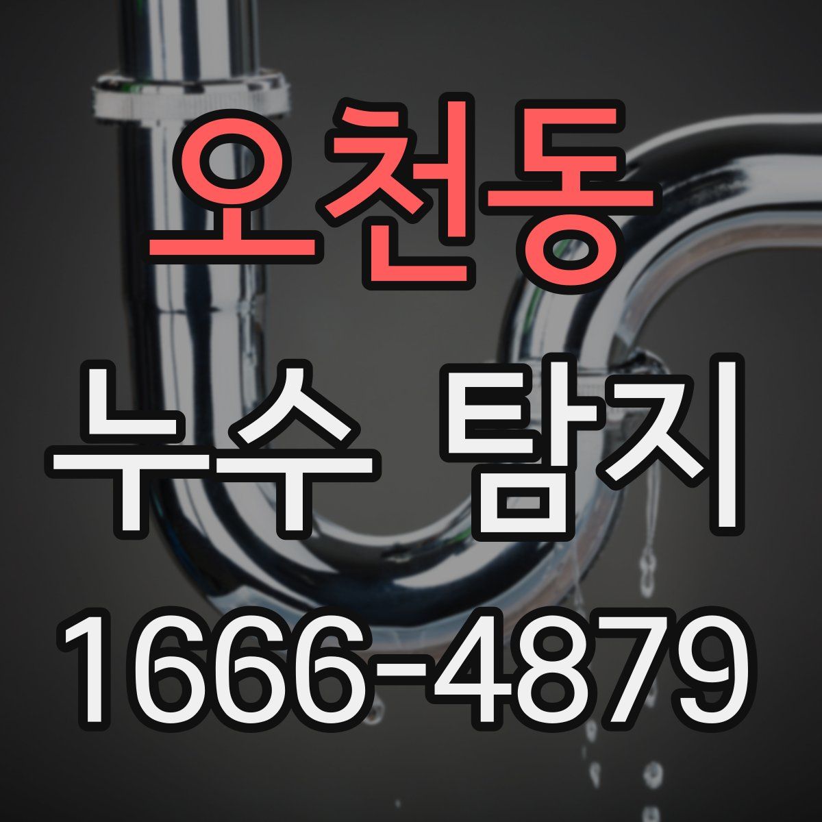 오천동 누수 탐지