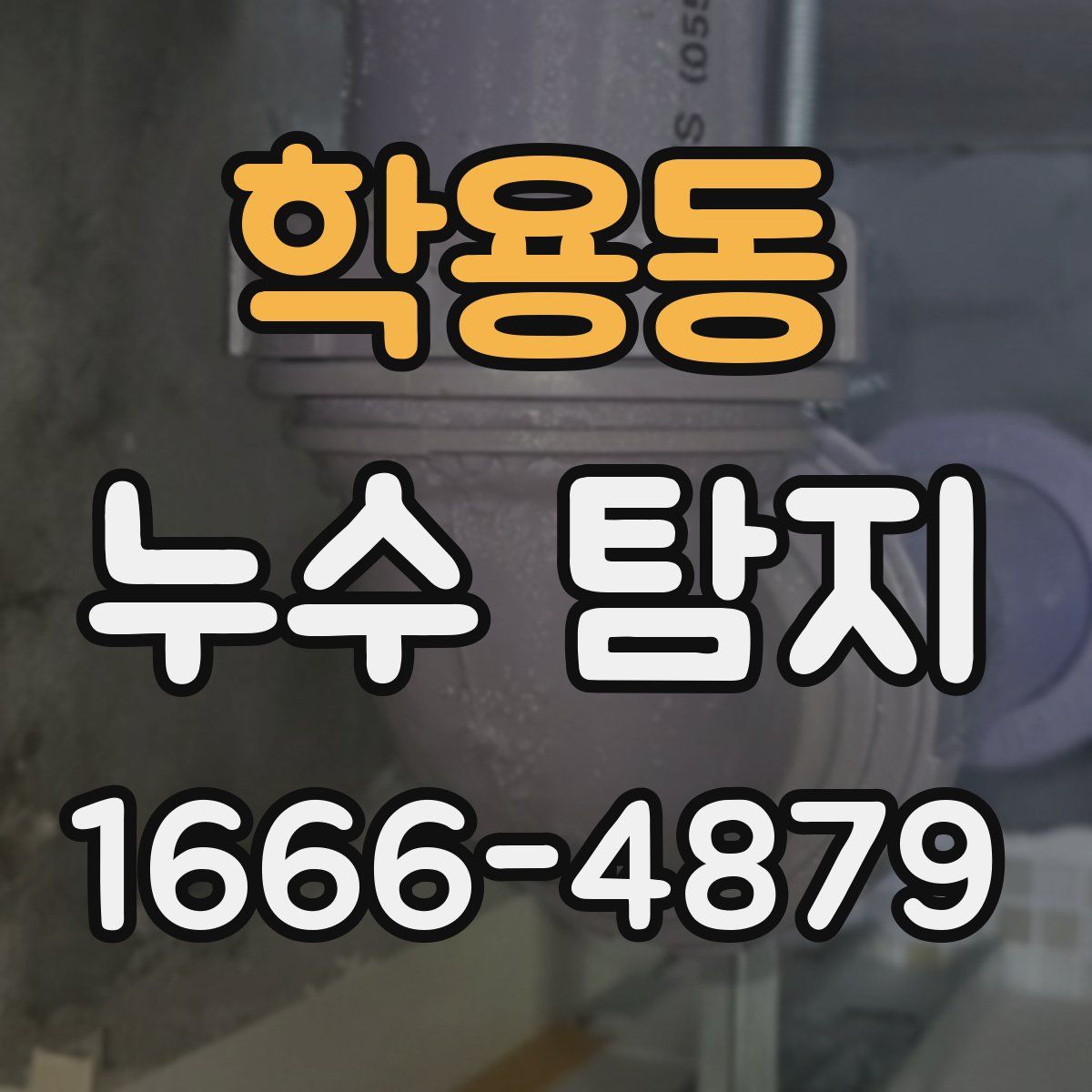 학용동 누수 탐지